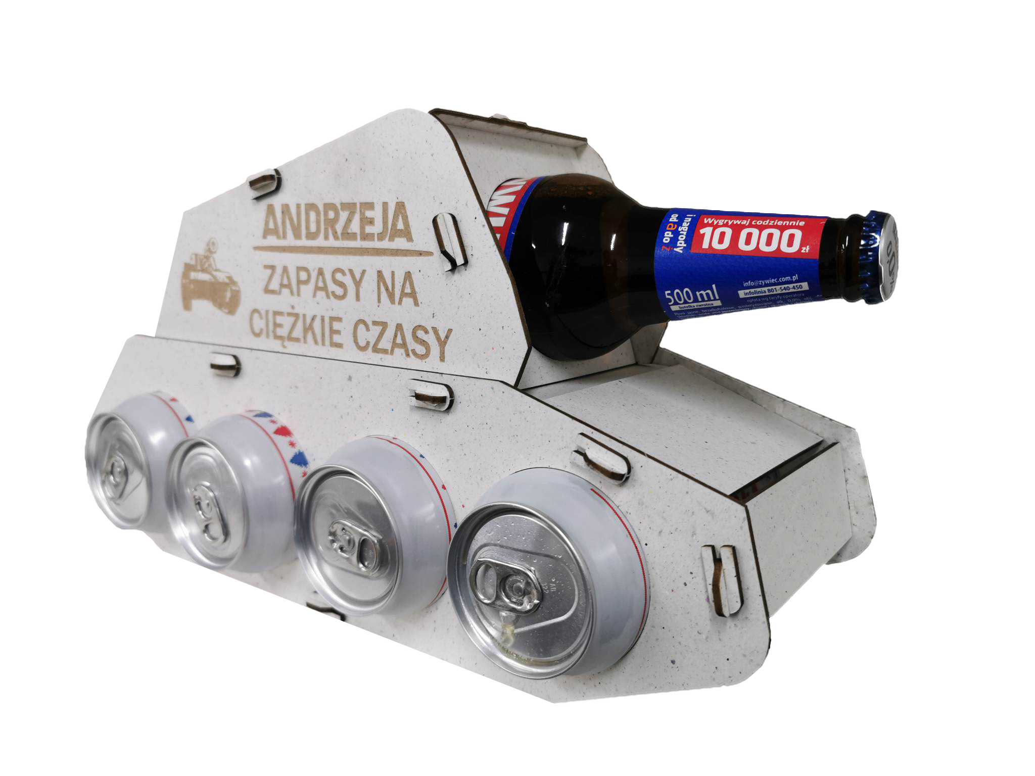 Czołg na alkohol PERSONALIZOWANY prezent urodziny - obrazek 4