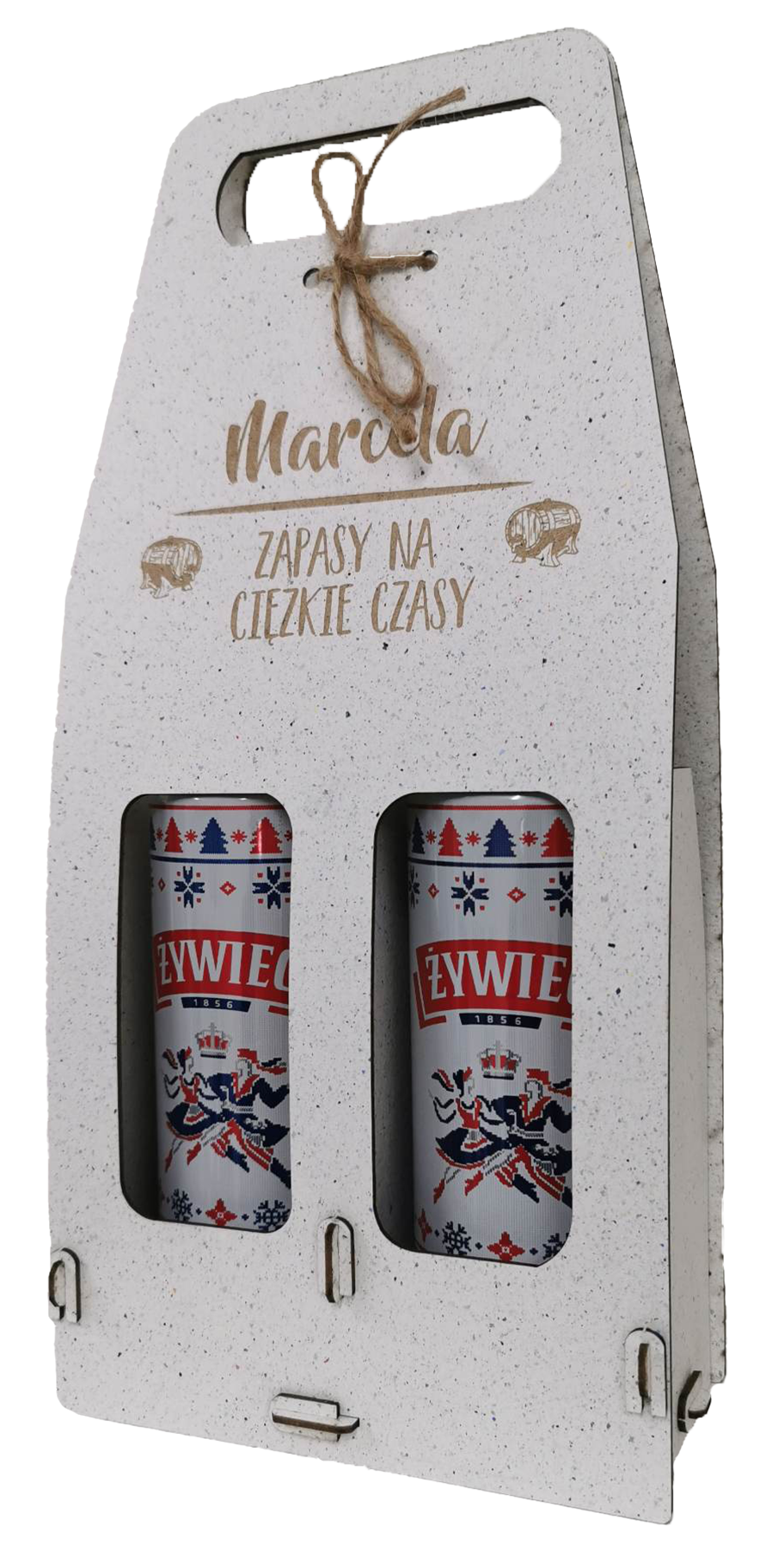 Opakowanie na 2 piwa z dowolnym GRAWEREM - obrazek 2