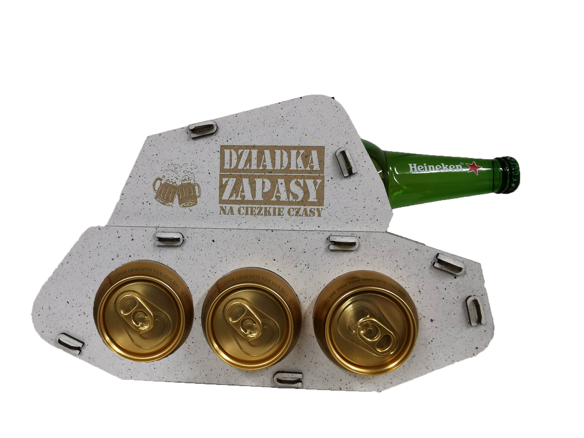 CZOŁG NA 3 PIWA prezent dla na Dzień Babci i Dziadka - obrazek 3
