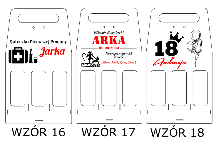 Opakowanie na 3 piwa z personalizowanym GRAWEREM - obrazek 10