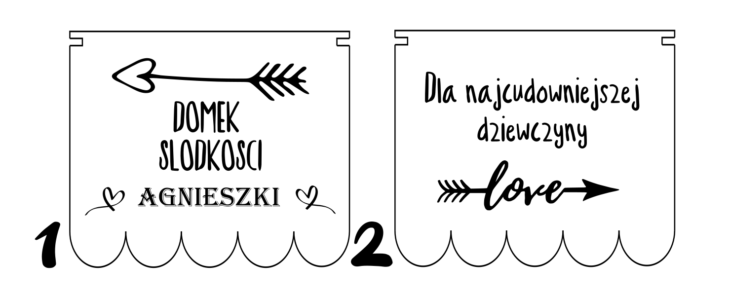 PREZENT NA WALENTYNKI DOMEK NA SŁODYCZE Z GRAWEREM - obrazek 9