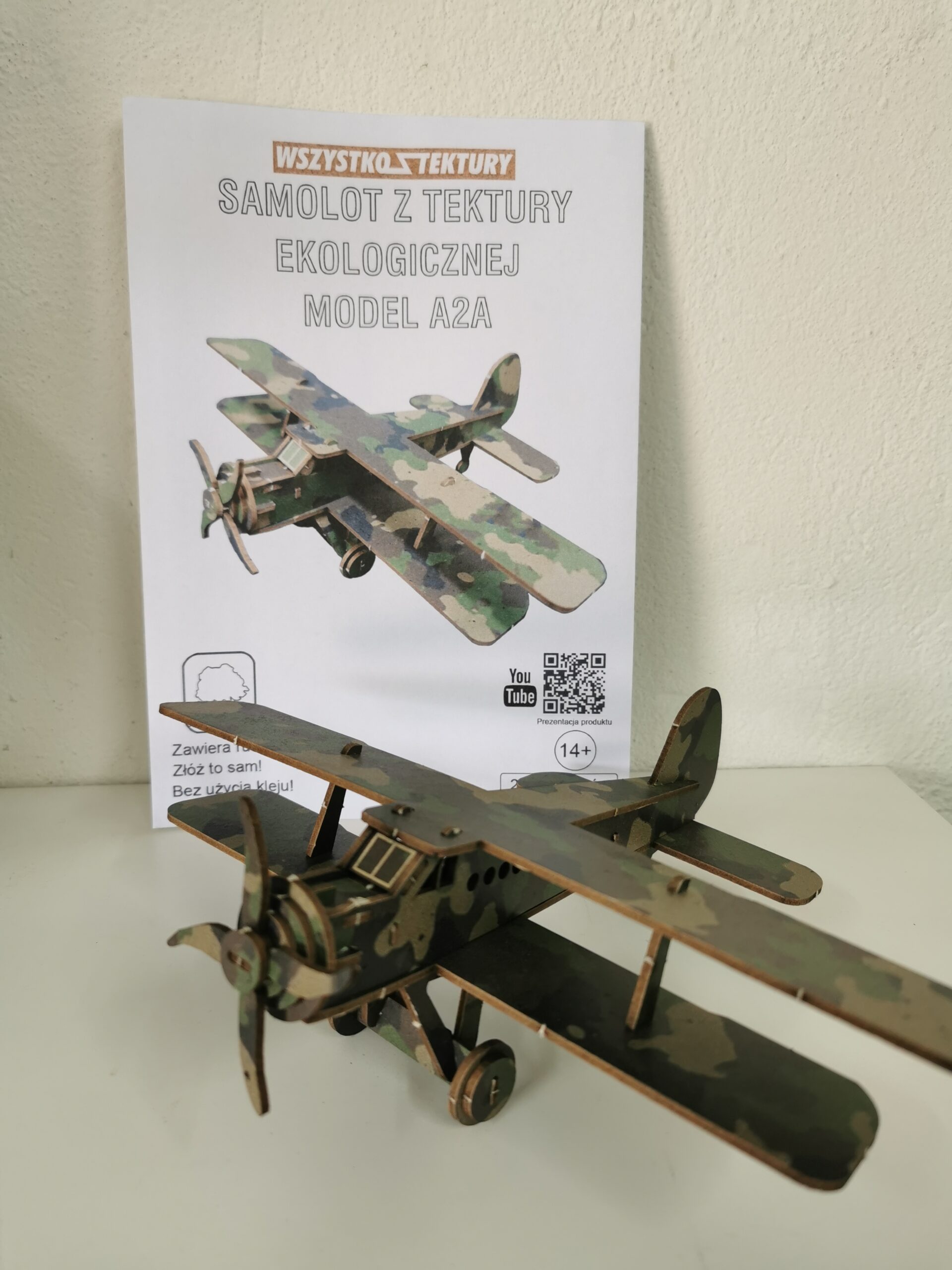 Samolot z tektury ekologicznej A2A MORO - obrazek 5